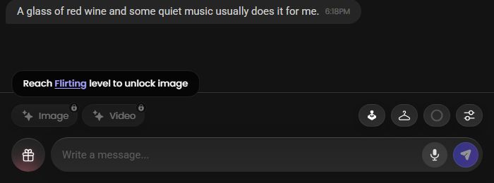 A new chat with Diana Demont: the Image button reads 